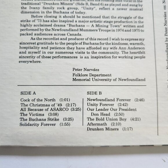 United Steel Workers of America Local 5457 Lp Record Come Hell or High Water New - Picture 5 of 9